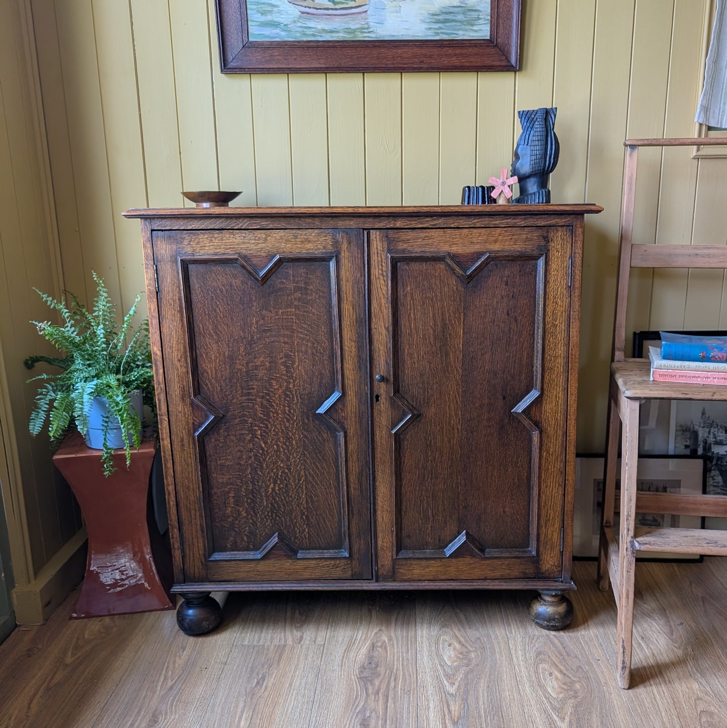 Antique Oak Cupboard