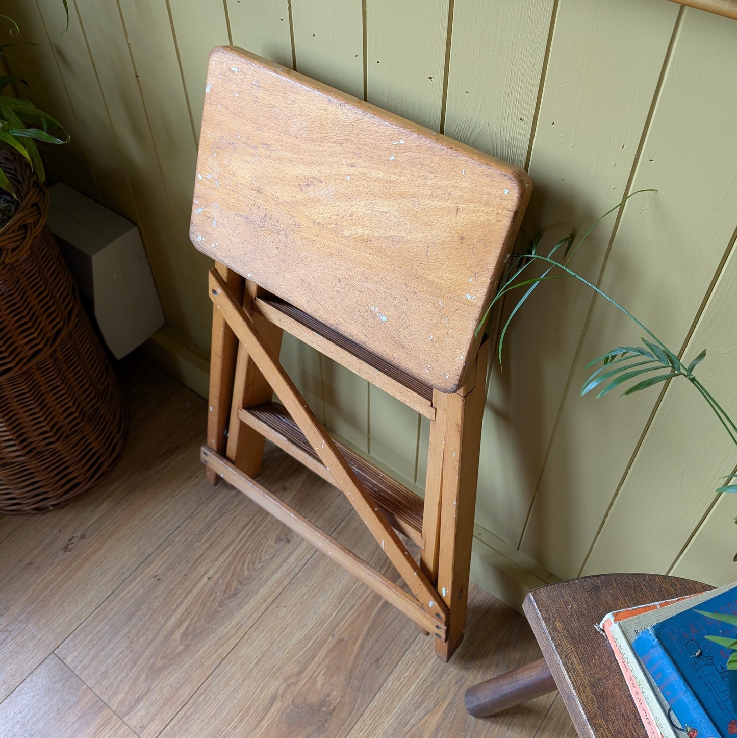 Small Mid Century Step Ladder