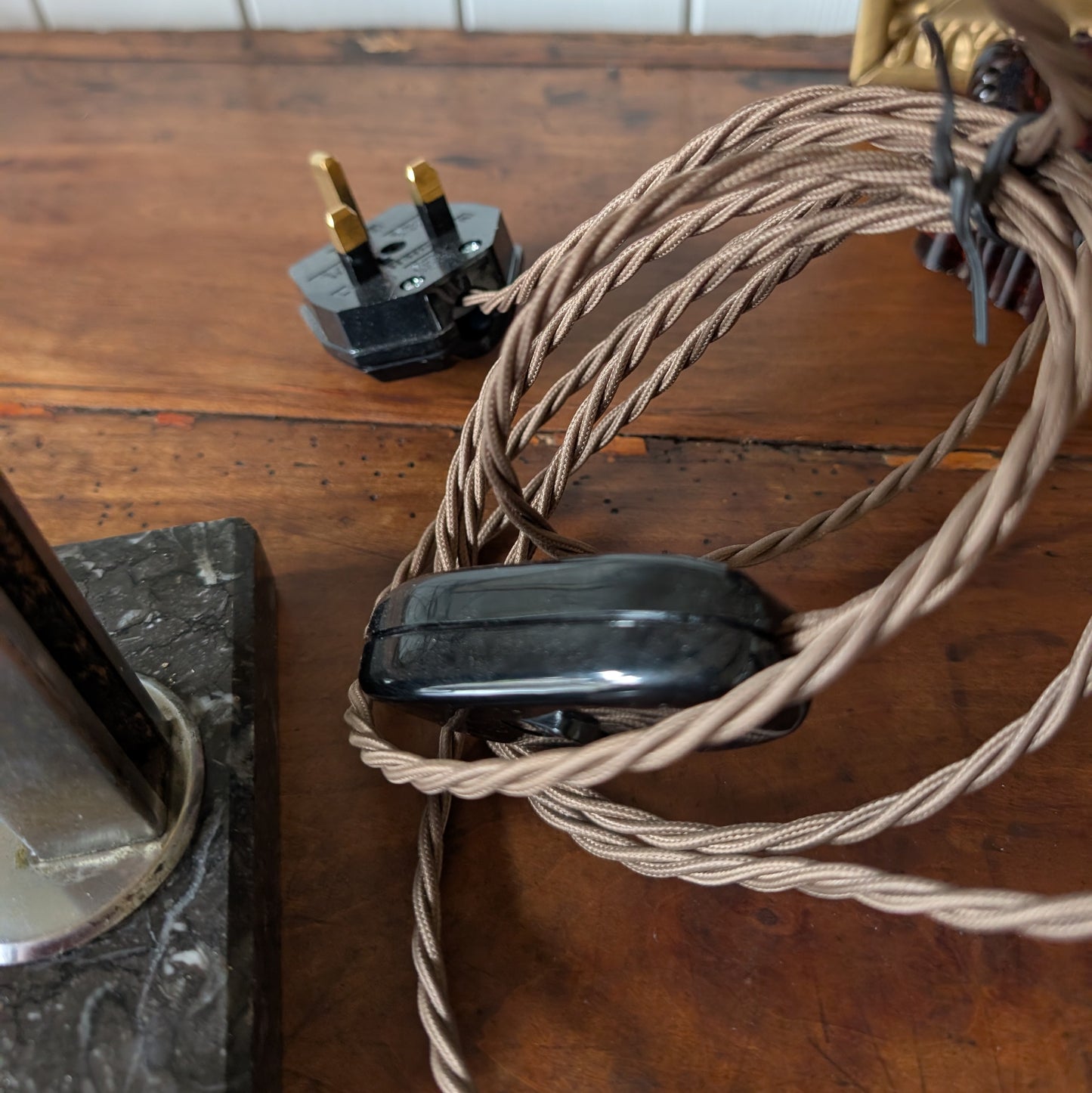 Antique French Desk Lamp