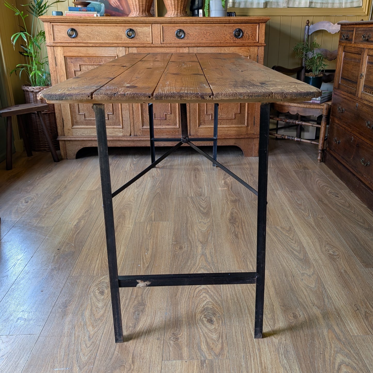 Vintage Trestle Table