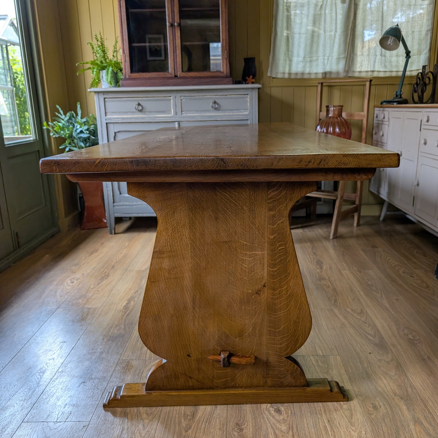 Antique Oak Church Table