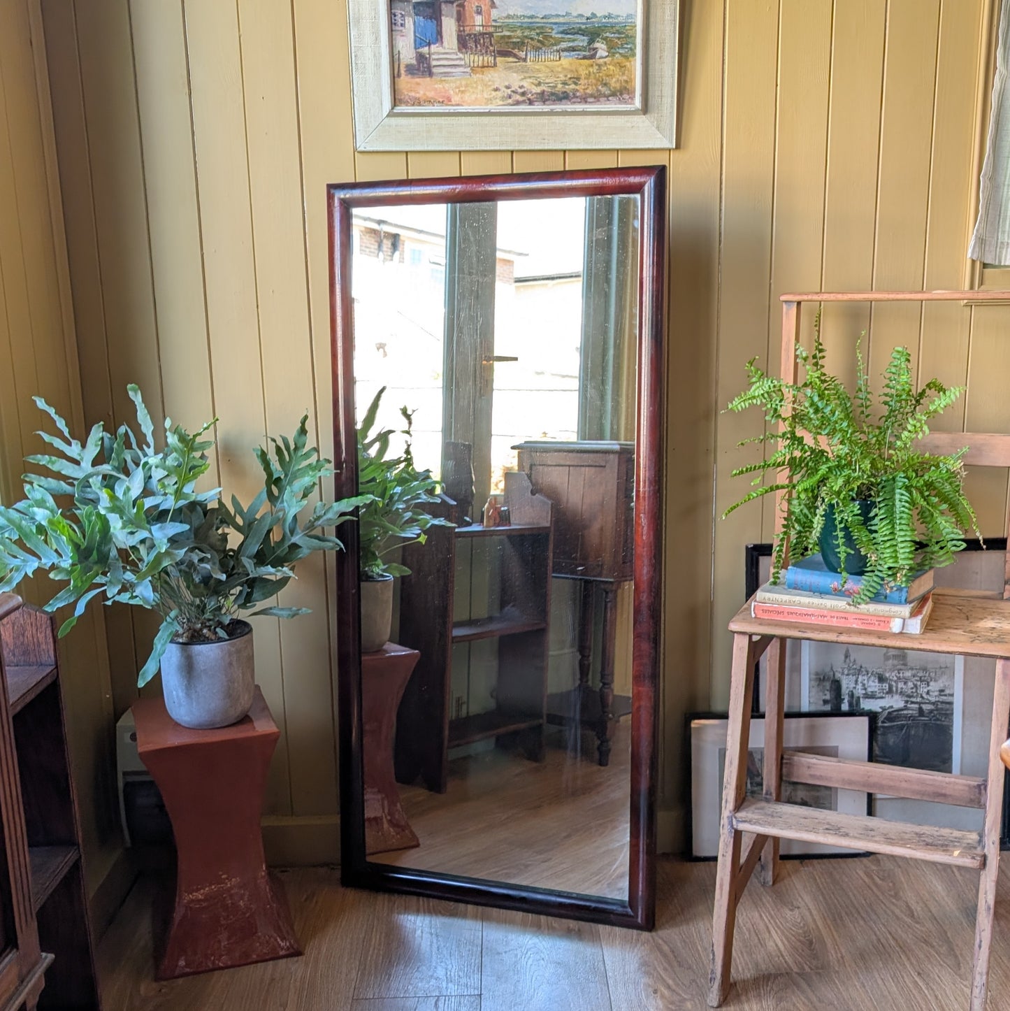 Large Victorian Shop Mirror