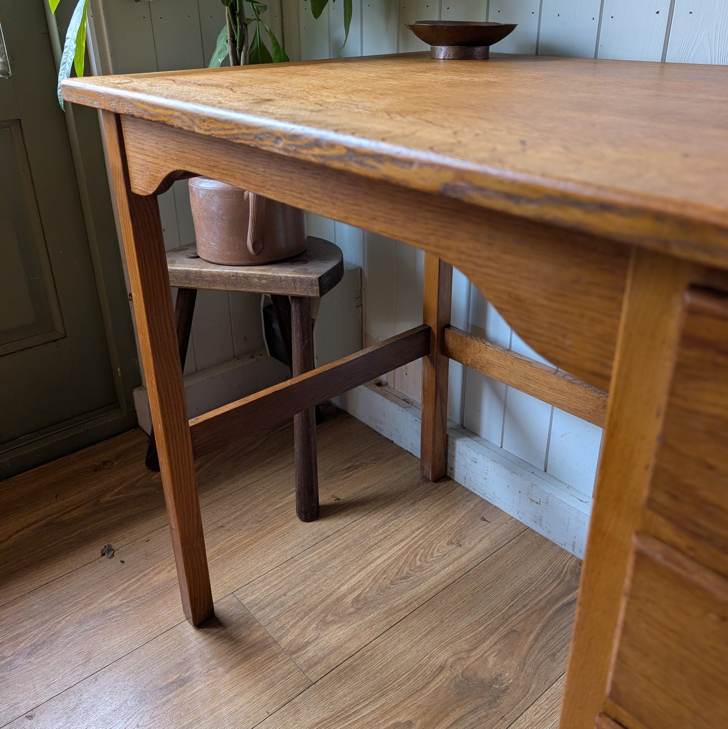 Small Antique Oak Desk