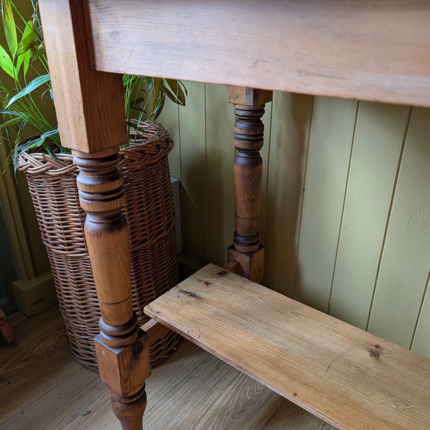 Victorian Pine Console Table