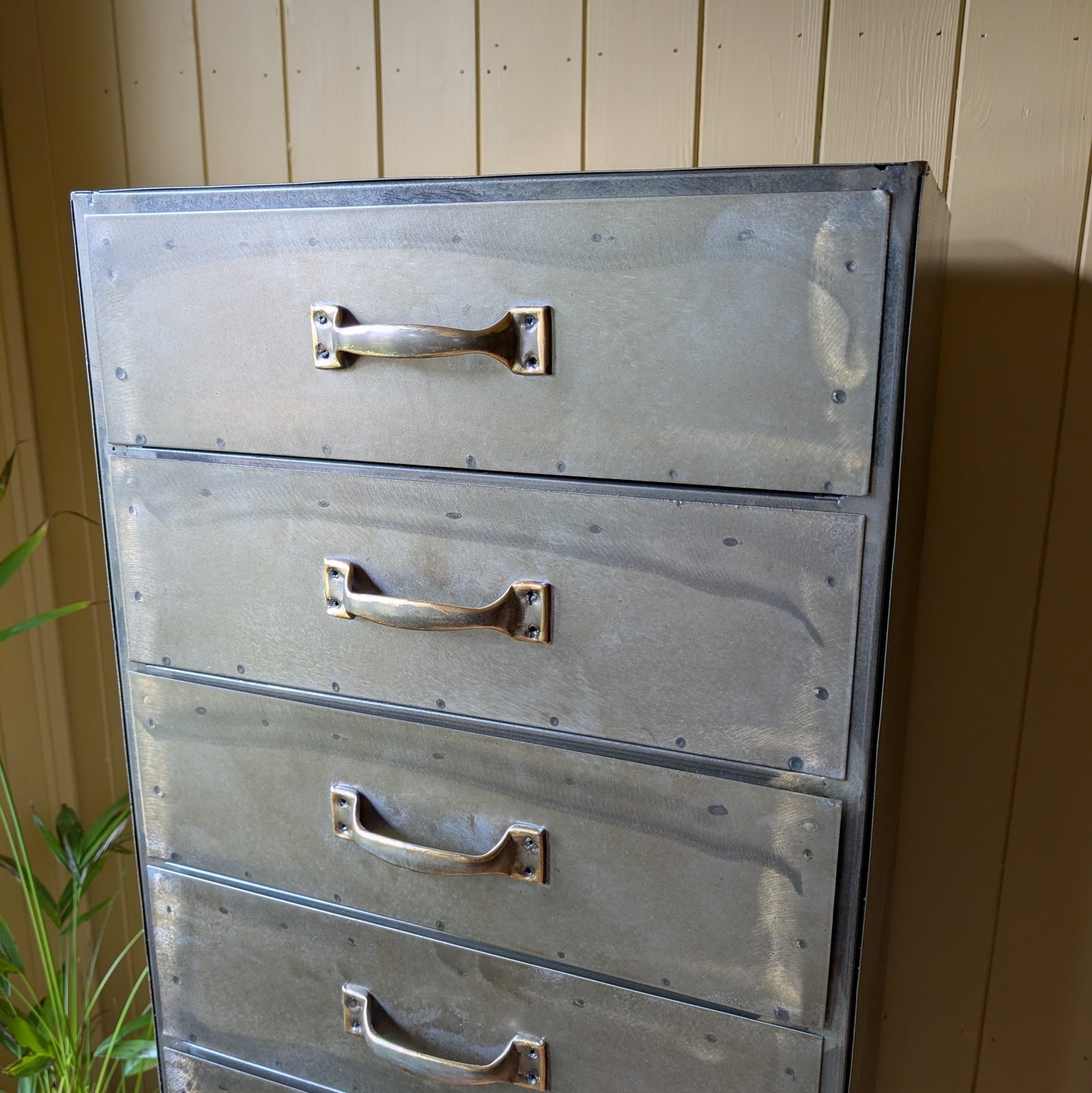Vintage Industrial Steel Drawers