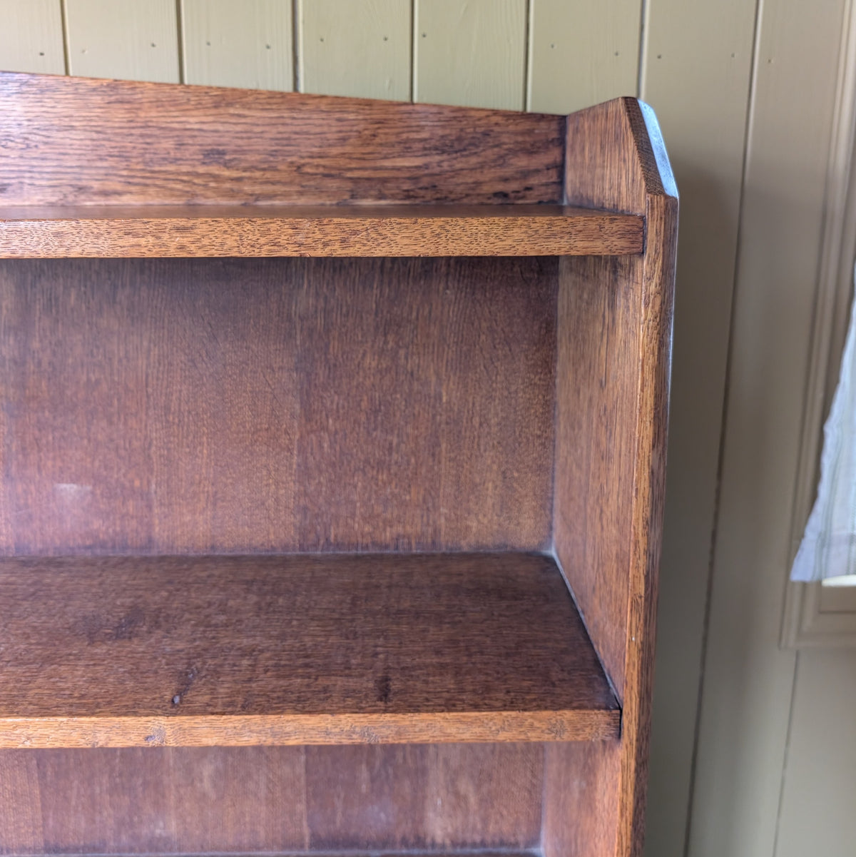 Solid Oak Antique Bookcase