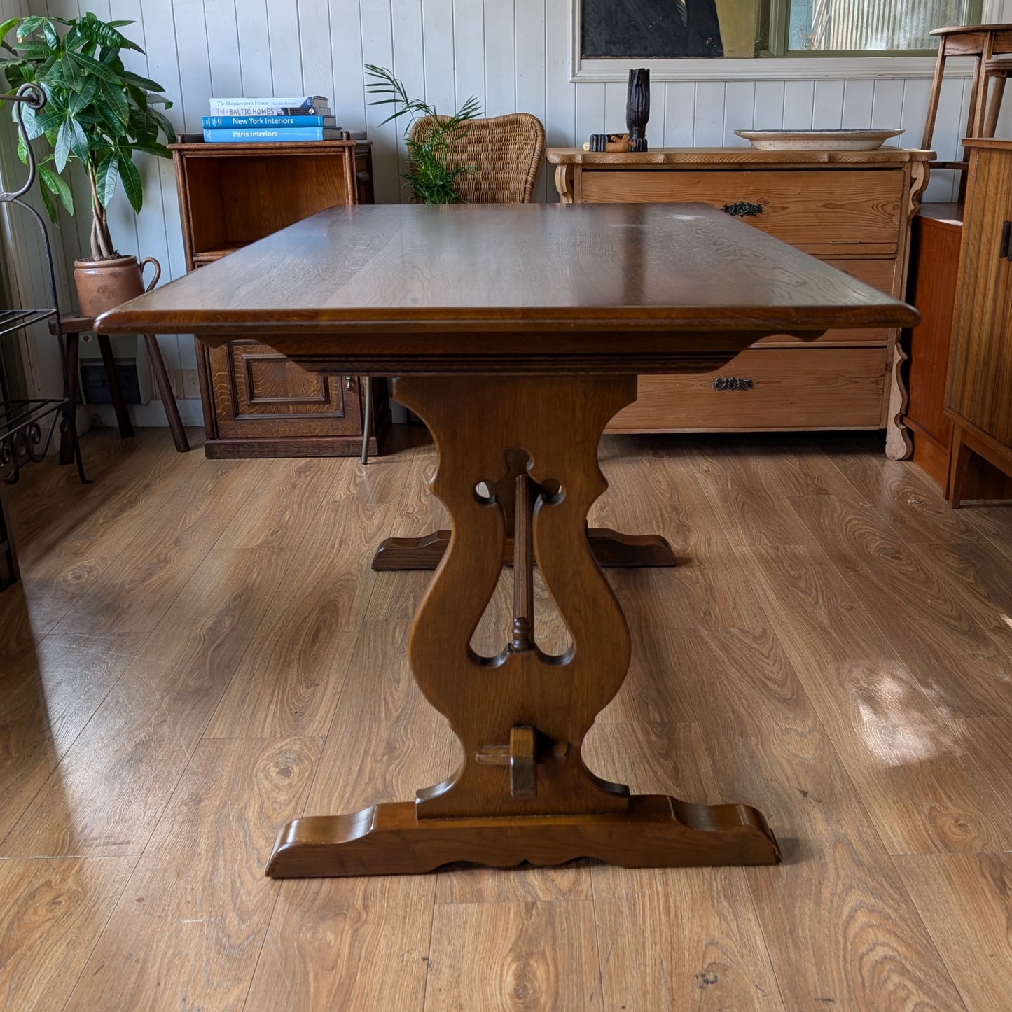 Vintage Oak Refectory Table