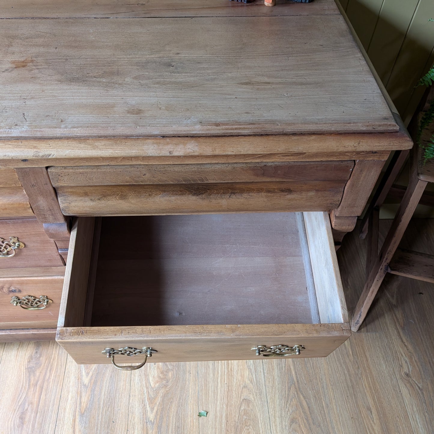 Rustic Antique Bank of Drawers