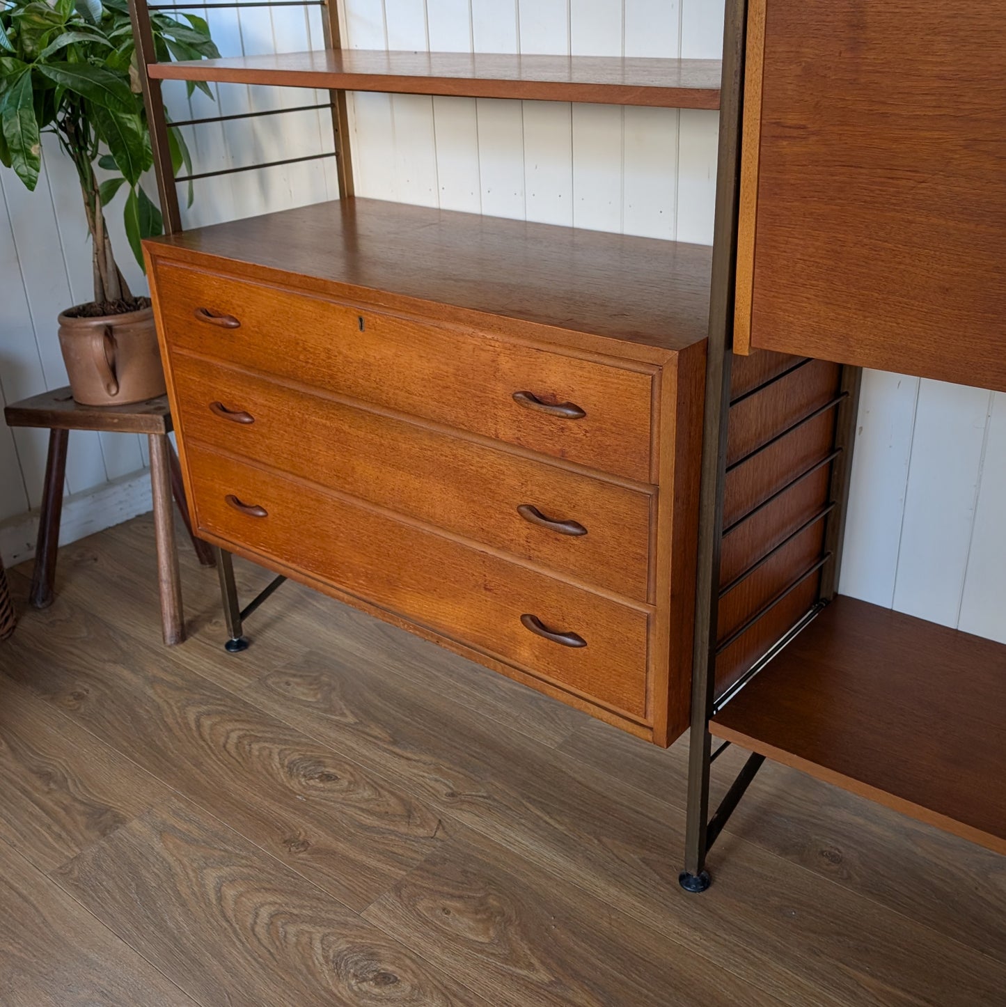 Mid Century Ladderax Shelving Unit