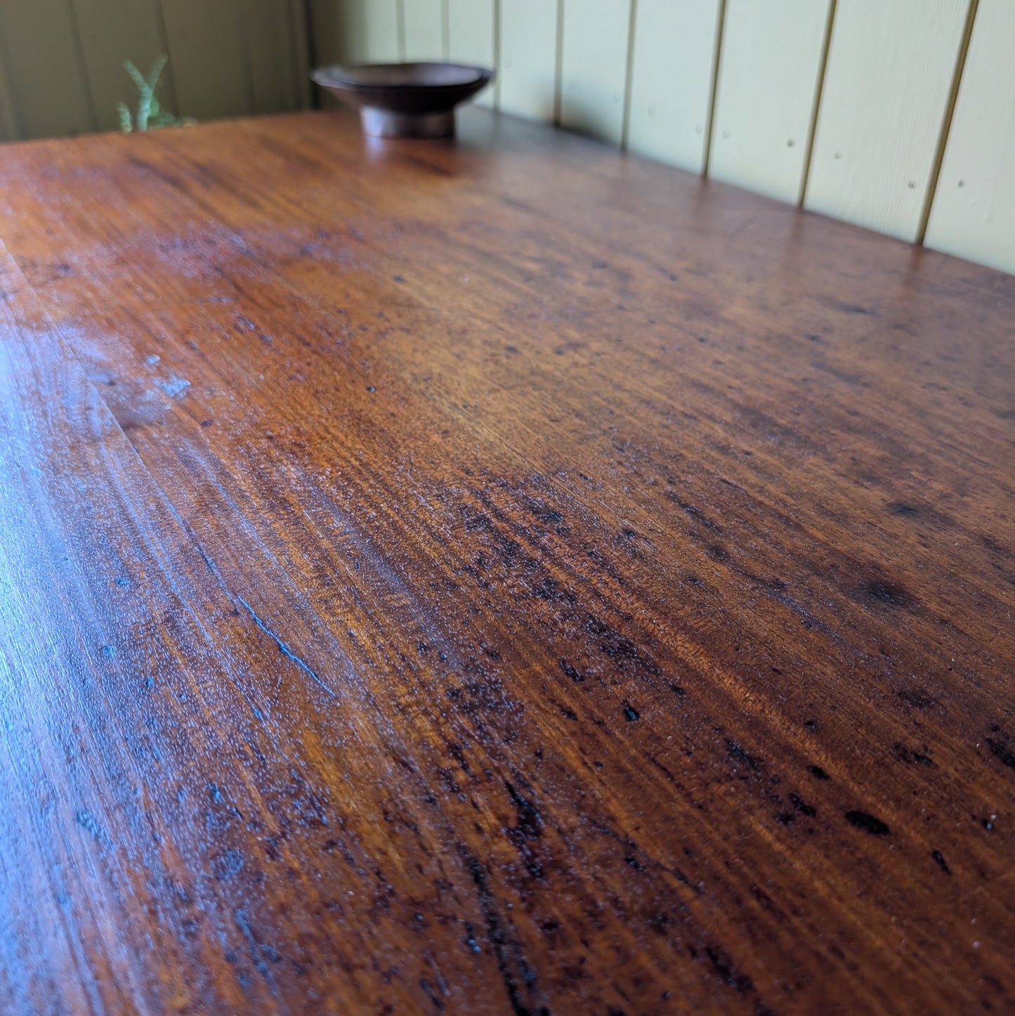 Antique Campaign Style Painted Desk