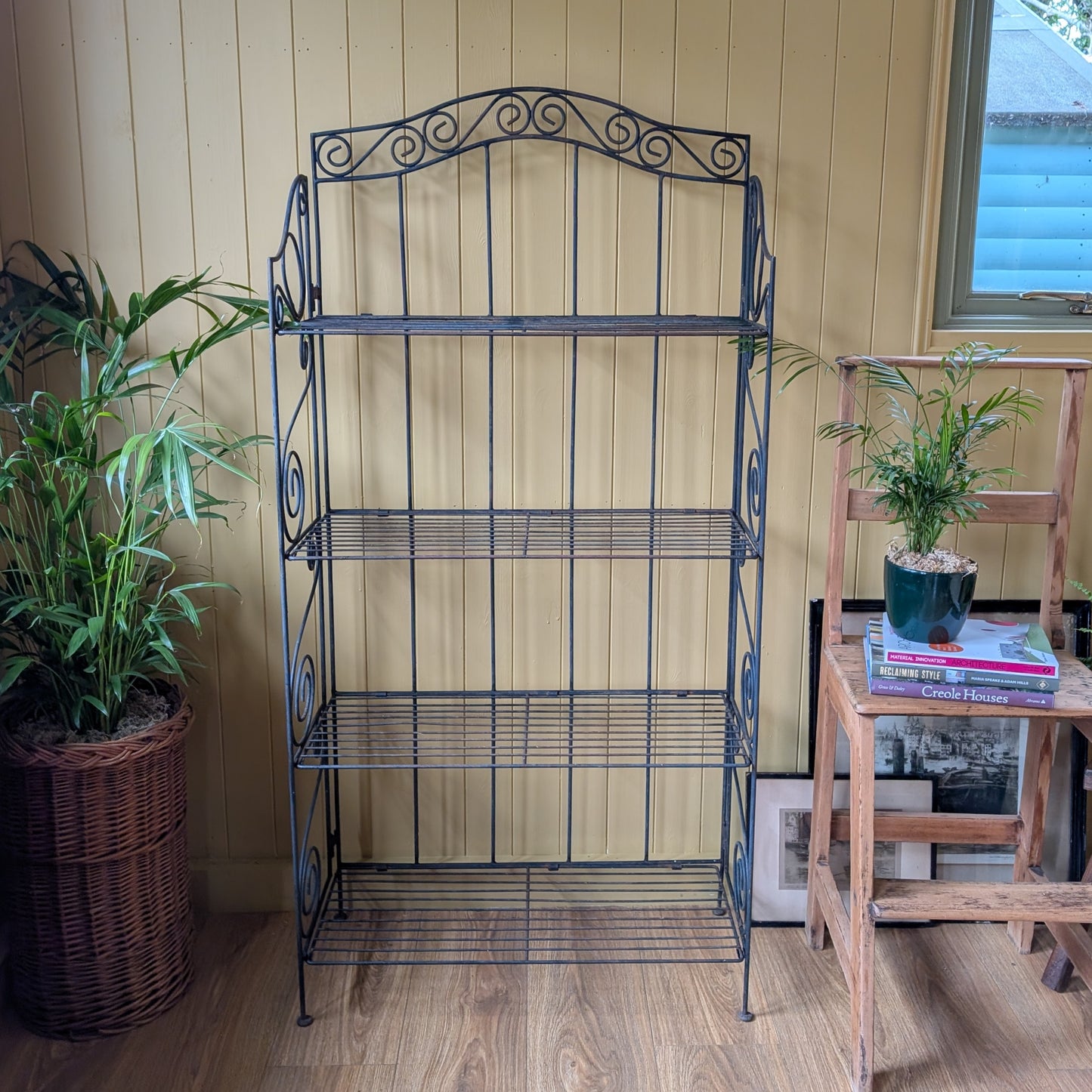 Vintage Metal Shelving Unit