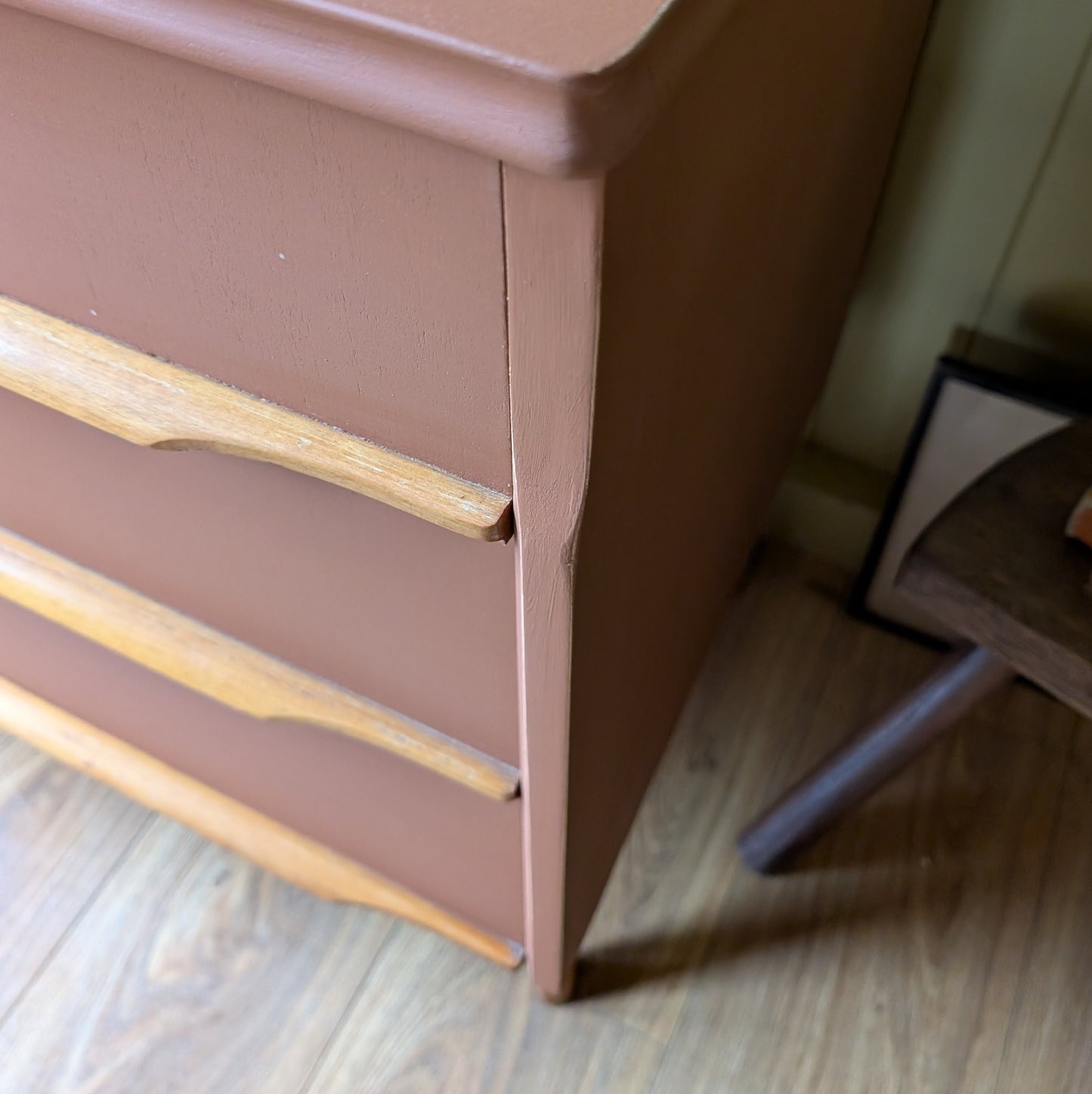 Small Painted Mid Century Chest of Drawers