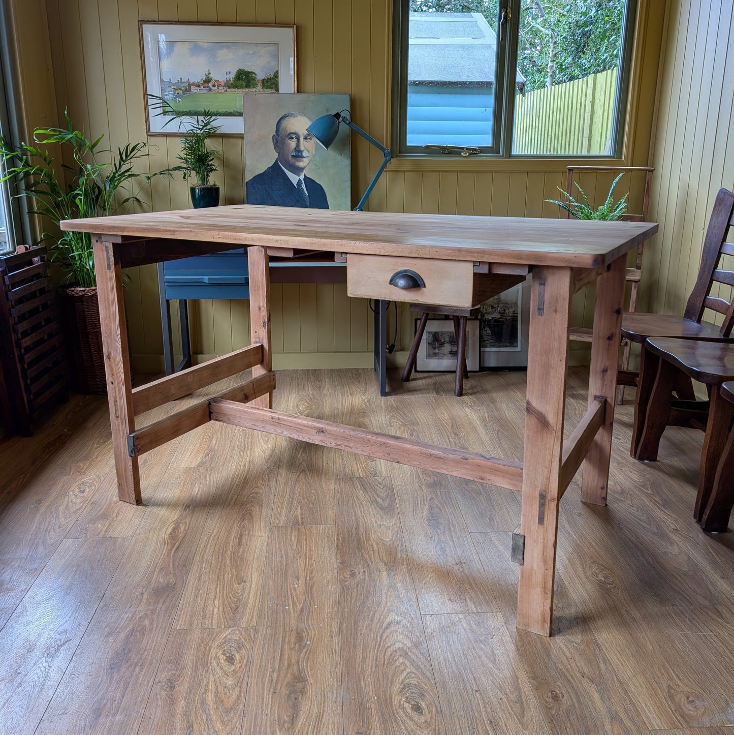 Vintage Workshop Table